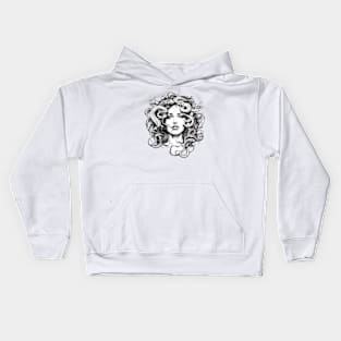 Medusa aesthetic Kids Hoodie